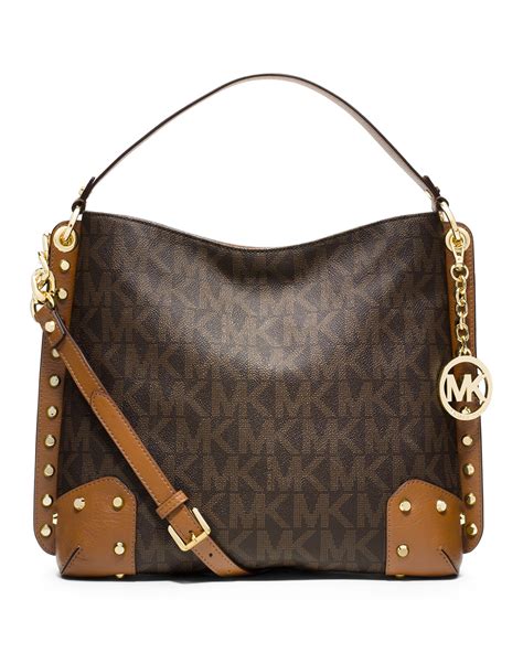 michael kors schulterriemen braun|michael kors brown belt bag.